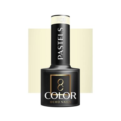 OCHO NAILS Hybrid-Nagellack Pastellfarben P01, 5 g