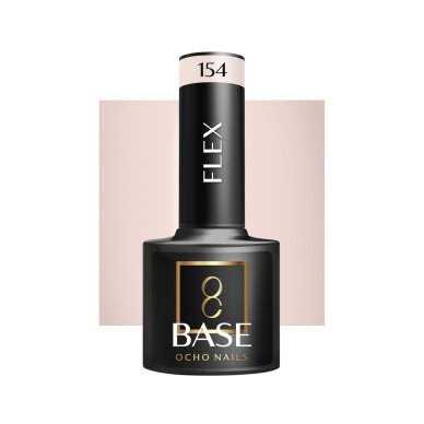 OCHO NAILS Flex Base 154 hibridinė bazė nagams, 5 g
