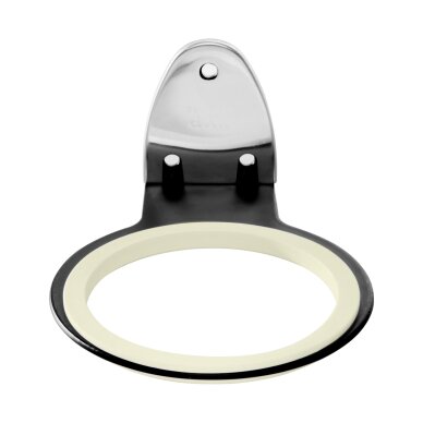 Q96 seinale kinnitatav juukseföni hoidik, must 2 Q96 seinale kinnitatav juukseföni hoidik, must 2