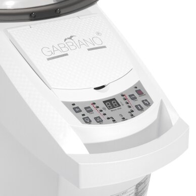 Kirpyklų garų sauna plaukams su aktyviu ozonu Gabbiano 408D White 10