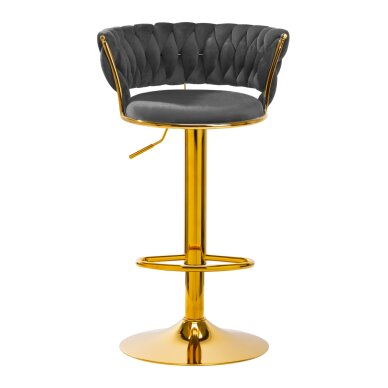 Barhocker 4RICO ROMAN VELVET GREY 2