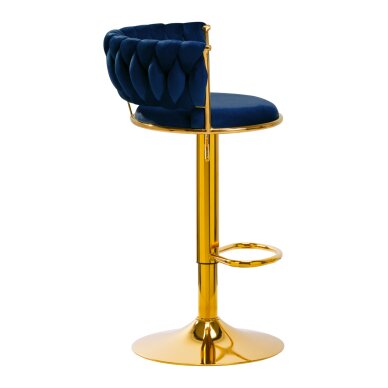 Bar stool 4RICO ROMAN VELVET SEABLUE 1