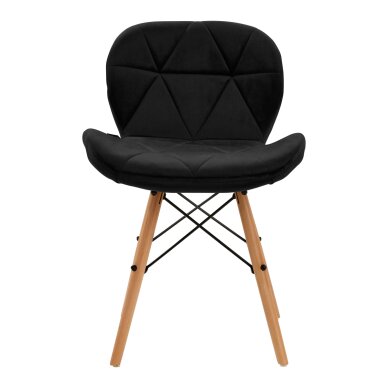 Chair 4Rico QS-186 Scandi Velvet Black 2