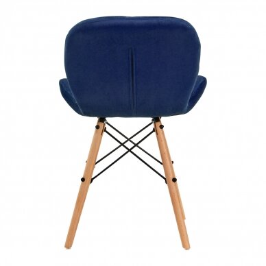 Chair 4Rico QS-186 Scandi Velvet Blue 3
