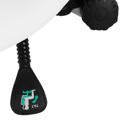 Beautician stool Giovanni 1004 Gold White 6 Beautician stool Giovanni 1004 Gold White 6