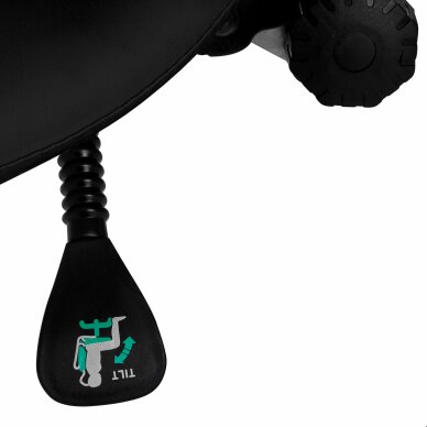 Kosmetologinė meistro kėdutė Giovanni 1004 Gold Black 6 Kosmetologinė meistro kėdutė Giovanni 1004 Gold Black 6