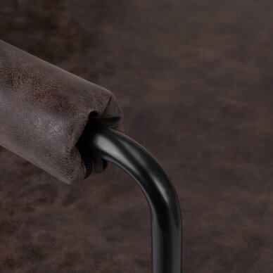 Juuksuritool Gabbiano Professional Hairdressing Chair Katania Loft Old Leather Dark Brown 4 Juuksuritool Gabbiano Professional Hairdressing Chair Katania Loft Old Leather Dark Brown 4