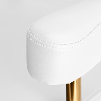 Kirpyklos kėdė Gabbiano Professional Hairdressing Chair Granada Gold White 5