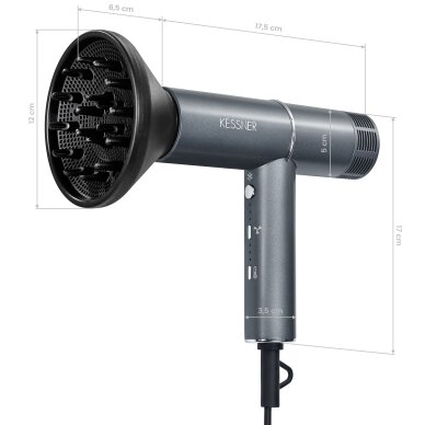 Föön Kessner Professional JET 1600 Ionic 10
