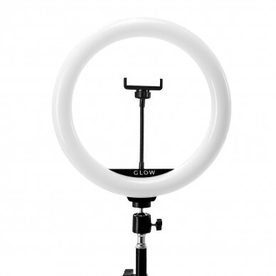 Косметологическая светодиодная лампа для макияжа с подставкой GLOW RING RGB LIGHT 10" 10W 3