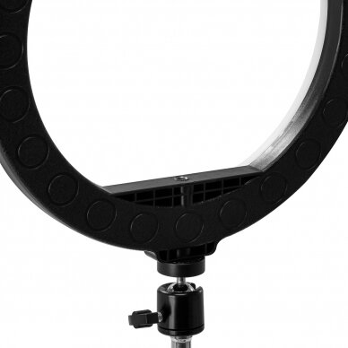 Косметологическая светодиодная лампа для макияжа с подставкой GLOW RING RGB LIGHT 10" 10W 12