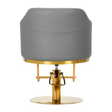 Kampaamotuoli Gabbiano Professional Hairdressing Chair Burgos Gold Grey 3 Kampaamotuoli Gabbiano Professional Hairdressing Chair Burgos Gold Grey 3