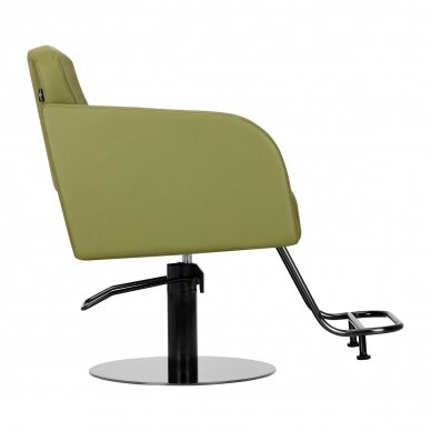 Fotel fryzjerski Gabbiano Professional Hairdressing Chair Turin Black Green 1