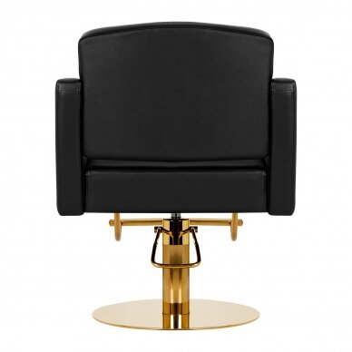 Парикмахерское кресло Gabbiano Professional Hairdressing Chair Turin Gold Black 2