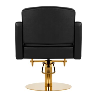 Kampaamotuoli Gabbiano Professional Hairdressing Chair Turin Gold Black 2