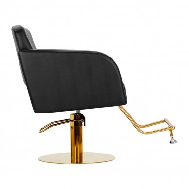 Kirpyklos kėdė Gabbiano Professional Hairdressing Chair Turin Gold Black 3