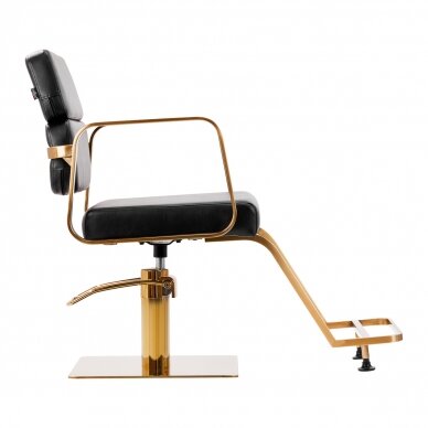 Hairdressing chair GABBIANO HAIRDRESSING CHAIR PORTO ETERNITY GOLD BLACK 1