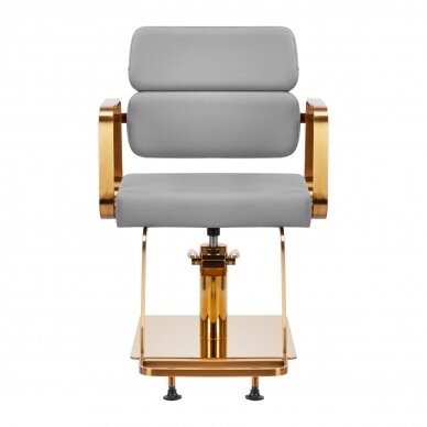 Friseurstuhl Gabbiano Porto Gold Grey 2