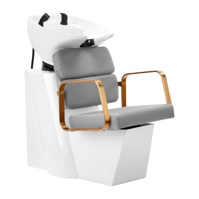 Hairdressing salon sink Gabbiano Porto Gold Grey