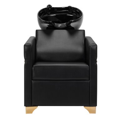 Myjnia fryzjerska Gabbiano Toledo Gold Black 2