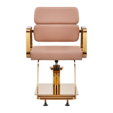 Friseurstuhl Gabbiano Porto Gold Biege 2