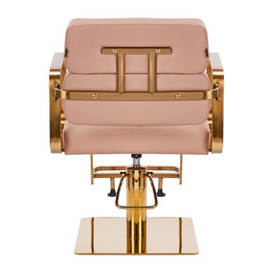 Frizieru krēsls Gabbiano Porto Gold Biege 3 Frizieru krēsls Gabbiano Porto Gold Biege 3