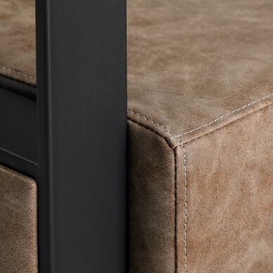 Kirpyklos kėdė Gabbiano Modena Old Brown 5 Kirpyklos kėdė Gabbiano Modena Old Brown 5