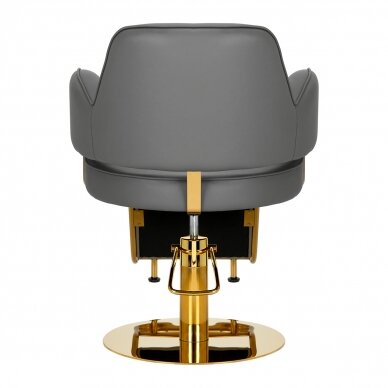 Kirpyklos kėdė Gabbiano Professional Hairdressing Chair Linz Gold Grey 2