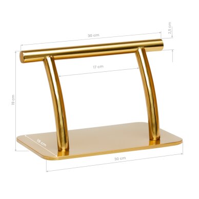 Подставка для ног парикмахера Gabbiano 30cm Gold 4 Подставка для ног парикмахера Gabbiano 30cm Gold 4