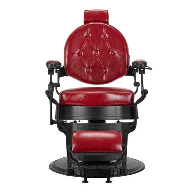 Barber chair Barber Chair President Old Leather Red 1 Barber chair Barber Chair President Old Leather Red 1