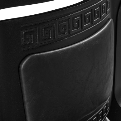 Fotel barberski Barber Chair Gabbiano President Black 10