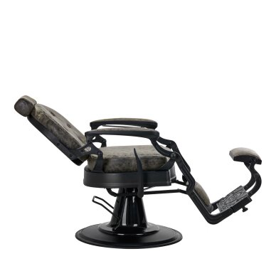 Parturituoli Barber Chair President Old Leather Green 2 Parturituoli Barber Chair President Old Leather Green 2