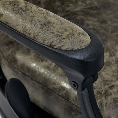 Parturituoli Barber Chair President Old Leather Green 5 Parturituoli Barber Chair President Old Leather Green 5