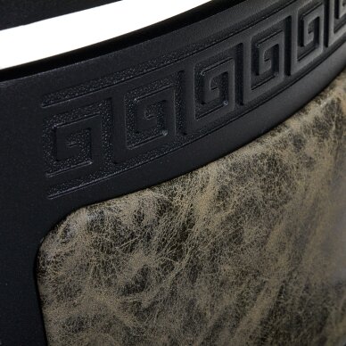 Parturituoli Barber Chair President Old Leather Green 9 Parturituoli Barber Chair President Old Leather Green 9