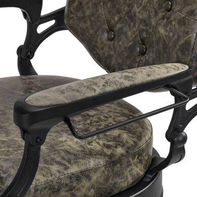 Parturituoli Barber Chair President Old Leather Green 14 Parturituoli Barber Chair President Old Leather Green 14