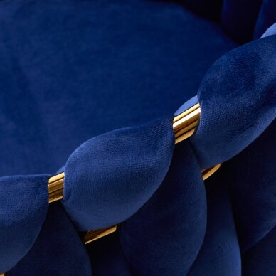 Krzesło 4Rico QS-GW06G Velvet Blue 6 Krzesło 4Rico QS-GW06G Velvet Blue 6