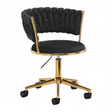 Biuro kėdė su ratukais 4Rico QS-GW01G Velvet Black
