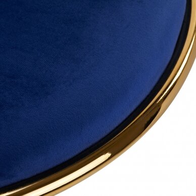 Biroja krēsls ar riteņiem 4Rico QS-GW01G Velvet Blue 5