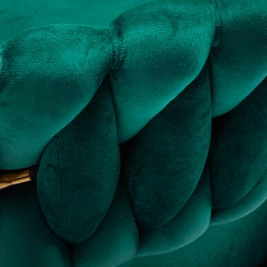 Office chair with wheels 4Rico QS-GW01G Velvet Green 5 Office chair with wheels 4Rico QS-GW01G Velvet Green 5