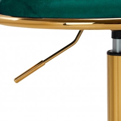 Krzesło biurowe na kółkach 4Rico QS-GW01G Velvet Green 6