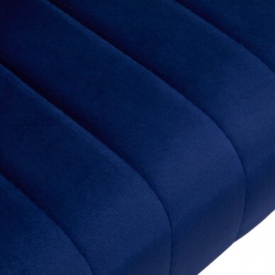 Krzesło biurowe na kółkach 4Rico QS-OF212G Velvet Blue 4