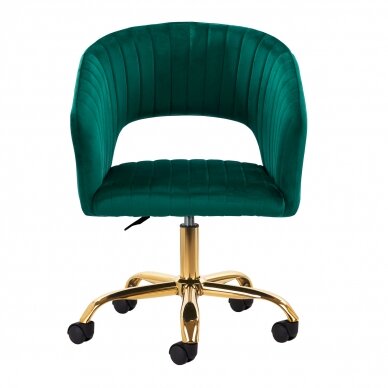 Biuro kėdė su ratukais 4Rico QS-OF212G Velvet Green 1