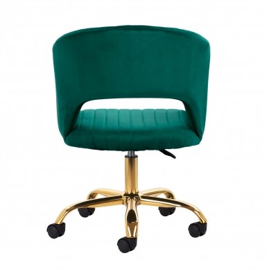 Biuro kėdė su ratukais 4Rico QS-OF212G Velvet Green 3