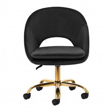 Офисный стул на колесиках 4Rico QS-MF18G Velvet Black 1