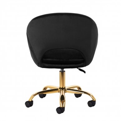 Офисный стул на колесиках 4Rico QS-MF18G Velvet Black 3