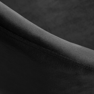 Krzesło biurowe na kółkach 4Rico QS-MF18G Velvet Black 5 Krzesło biurowe na kółkach 4Rico QS-MF18G Velvet Black 5