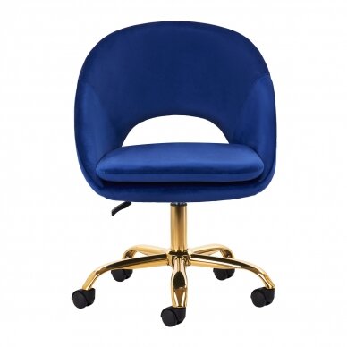 Biuro kėdė su ratukais 4Rico QS-MF18G Velvet Blue 1