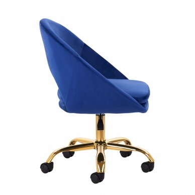 Biuro kėdė su ratukais 4Rico QS-MF18G Velvet Blue 2