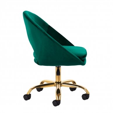 Office chair with wheels 4Rico QS-MF18G Velvet Green 2