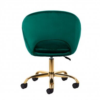 Office chair with wheels 4Rico QS-MF18G Velvet Green 3